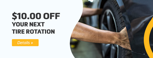 $10 Off Tire Rotation